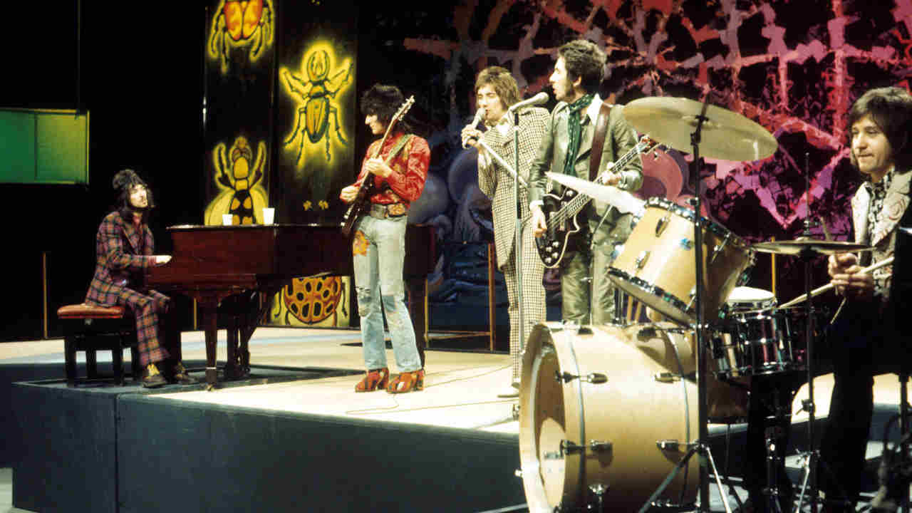 The Faces performing on Top Of The Pops in 1972