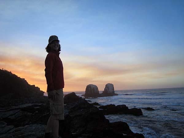 Mary McConneloug at Punta de Lobos
