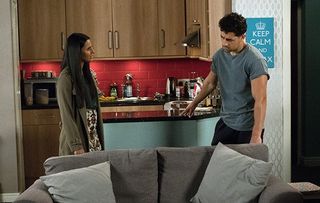 Will Alya Nazir tell David that Josh is staying a Billy’s flat?