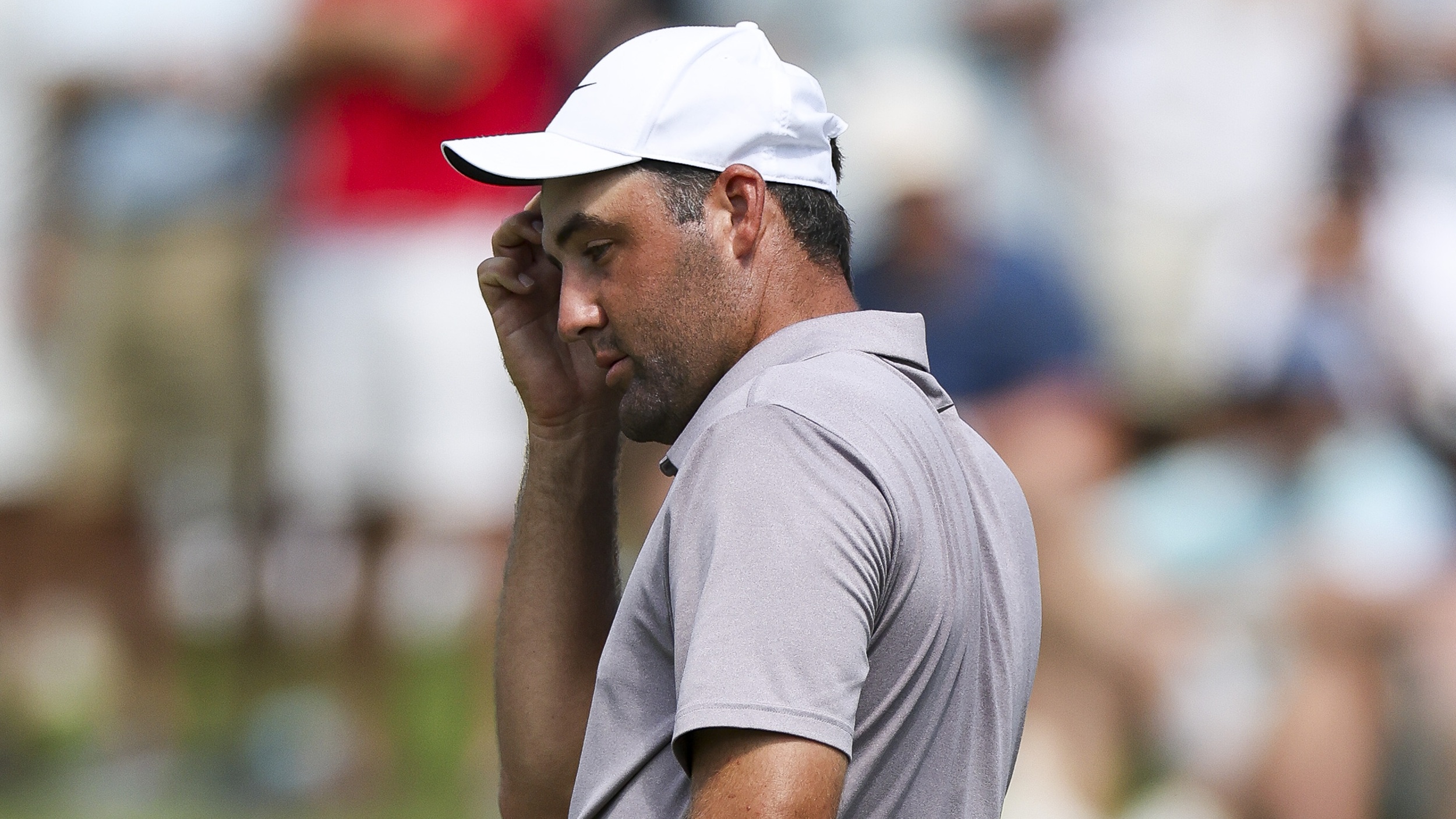 Scottie Scheffler at the FexEx St Jude Championship on the PGA Tour
