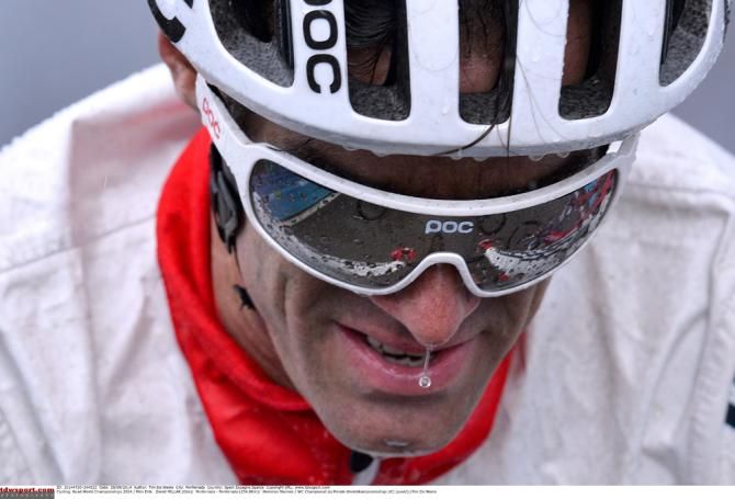 David Millar suffers through one of his final races