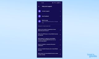 Avast Mobile Security app screenshot