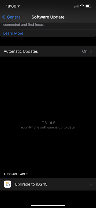 The iOS 15 update is a little hidden
