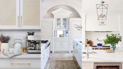 three traditional white kitchen ideas