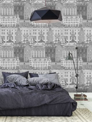 grey bedroom wallpaper ideas
