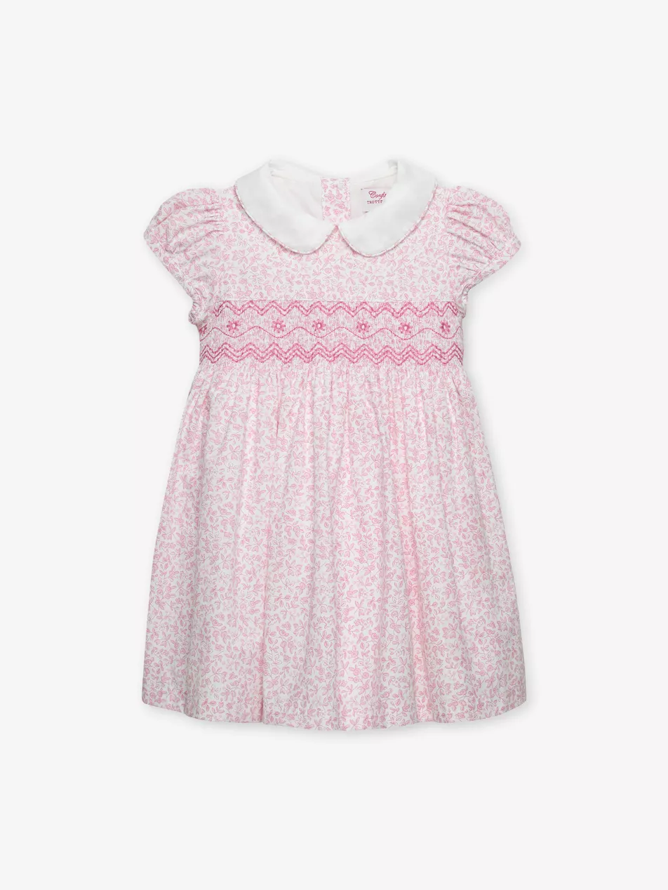 Catherine Floral Smocked Cotton Dress 2-11 Years - 2 Years