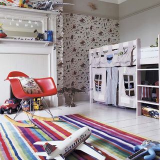 kids room with chair