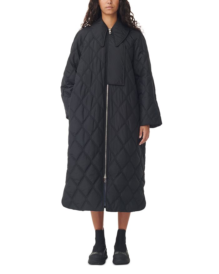 GANNI, Ripstop Quilted Coat