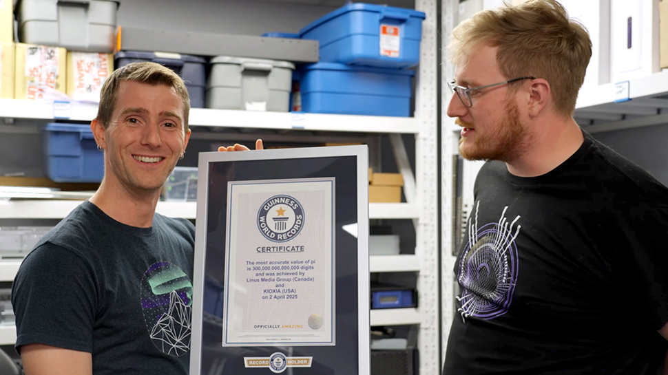 Linus Tech Tips Pi World Record