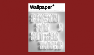 Newsstand cover of Wallpaper* August 2021 issue 'Design for a Better World' created by Hingston Studio