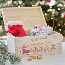 Ginger Ray Customisable Wooden Christmas Eve Box
