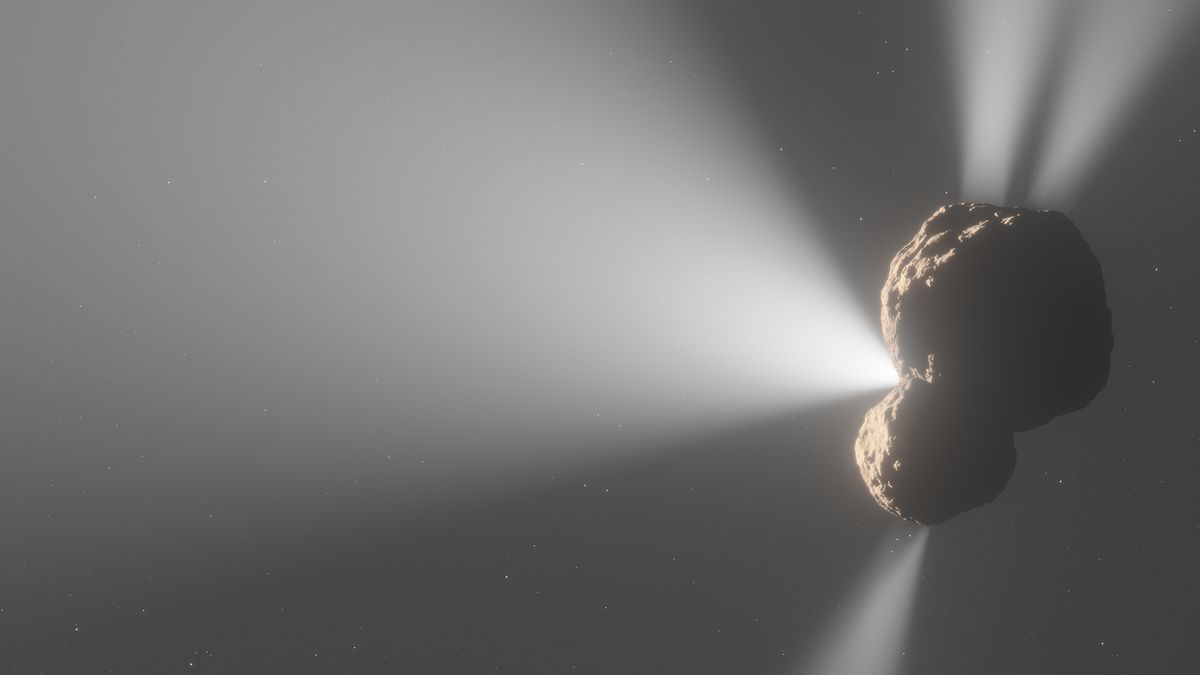 James Webb Area Telescope watches a frozen, comet-like object capturing jets of fuel