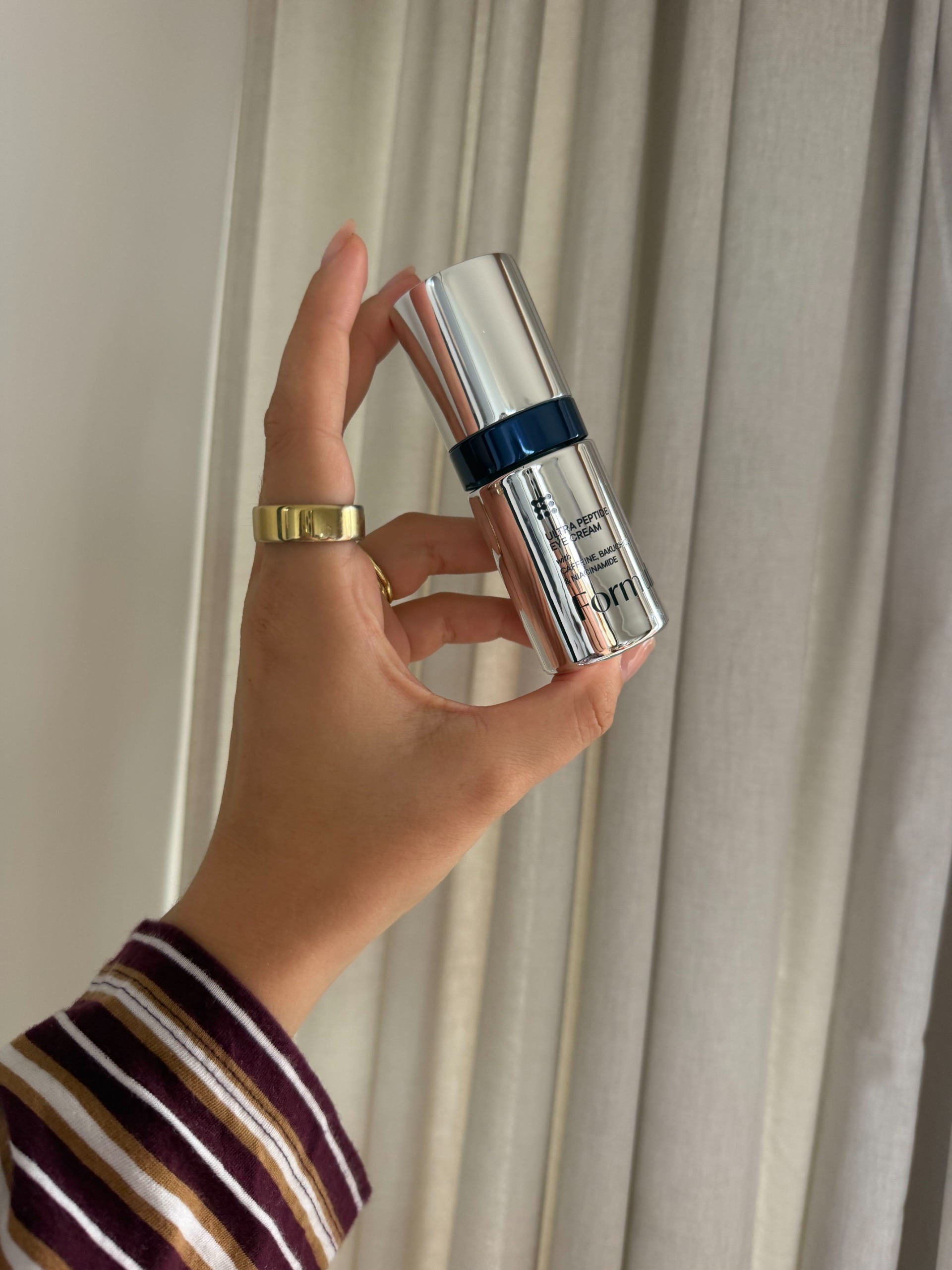 Shannon holding the M&amp;amp;S Formula Ultra Peptide eye cream