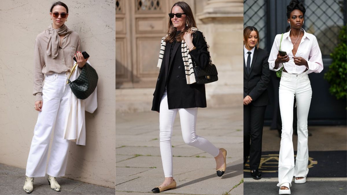 How To Wear White Jeans  Pants From These Women Over 40
