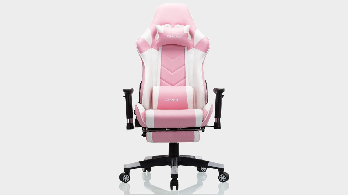 Ohaho pink gaming chair