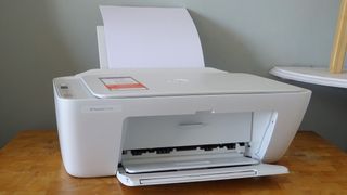A photograph of the HP Deskjet 2710e