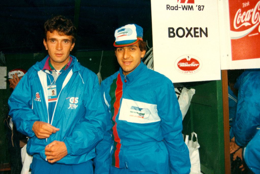 Franco Ballerini was a constant presence in the Italian team at the Worlds