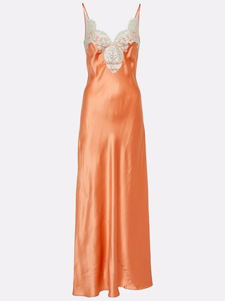 SIR, Danseurs Lace-Trimmed Silk Maxi Dress