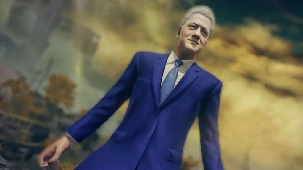 Someone made an Elden Ring Bill Clinton mod, because of course they did