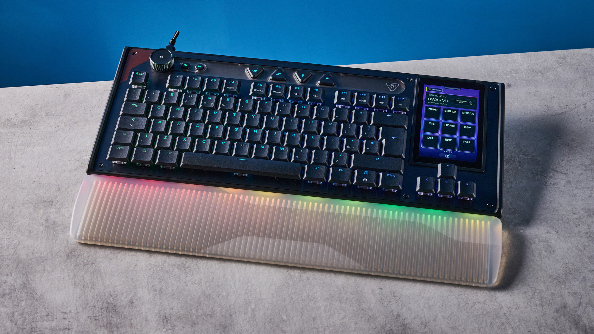 A Turtle Beach Command Series KB7 TKL Hall Effect keyboard