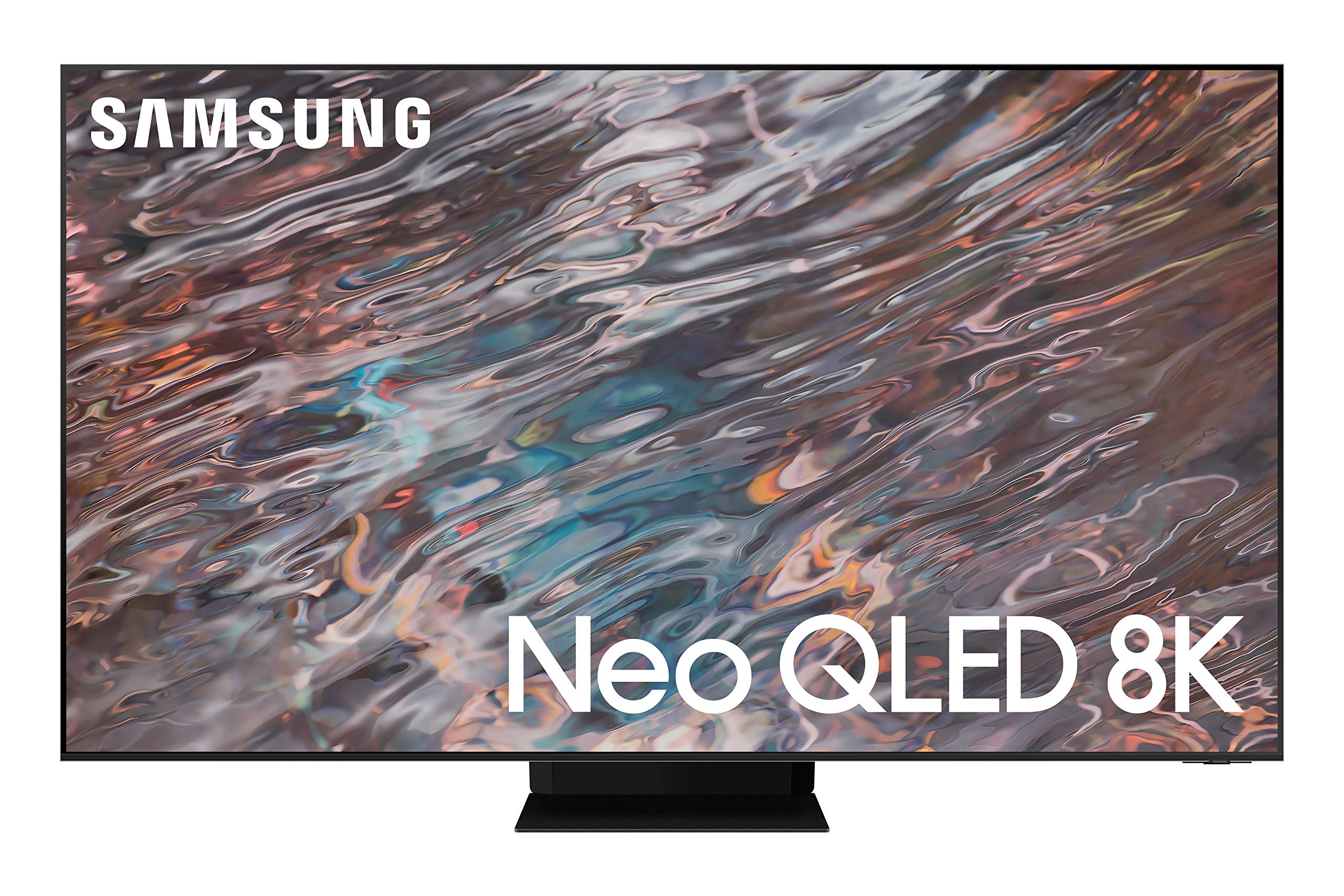 The Samsung QN850A 8K QLED TV on a white background.