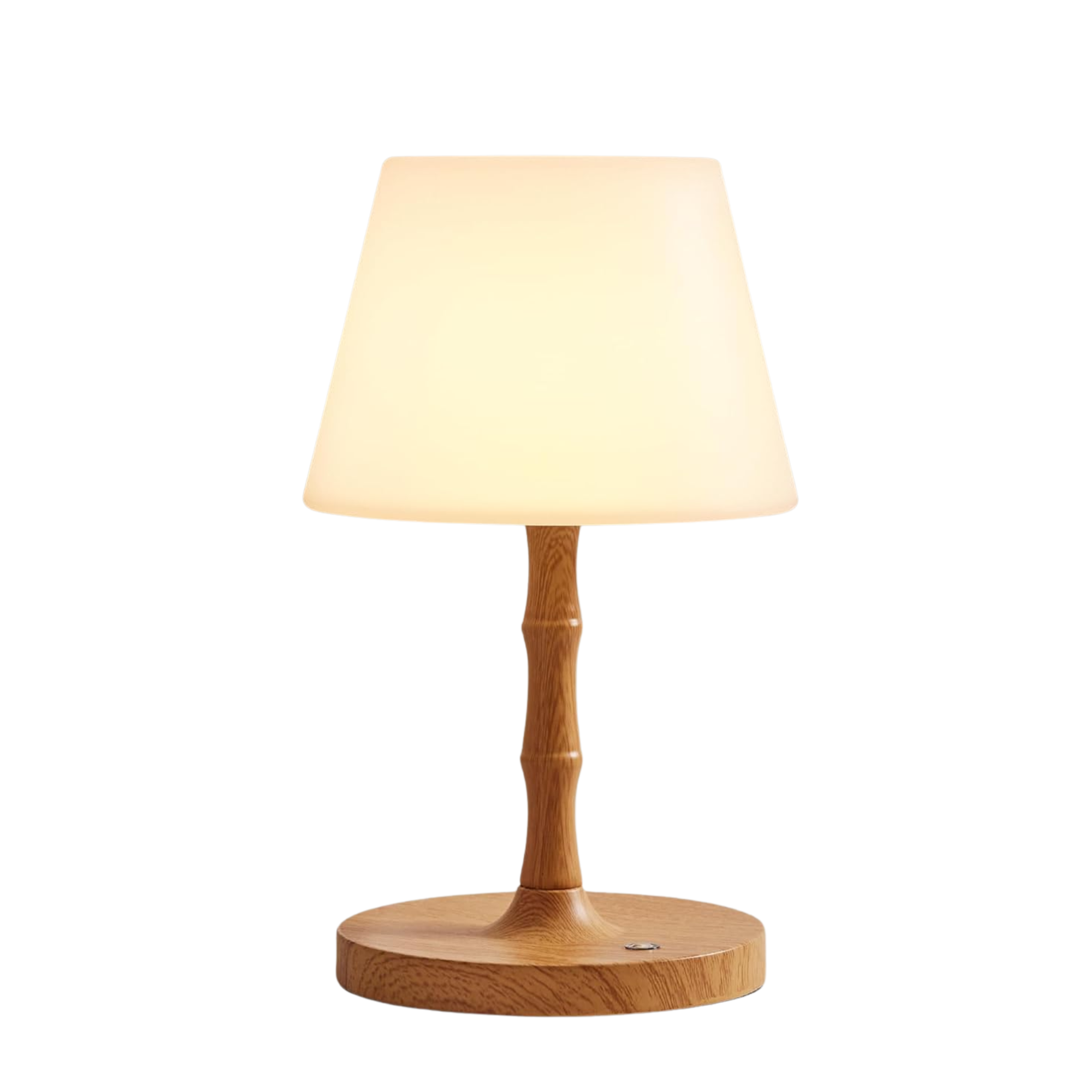 wood-effect portable shower lamp