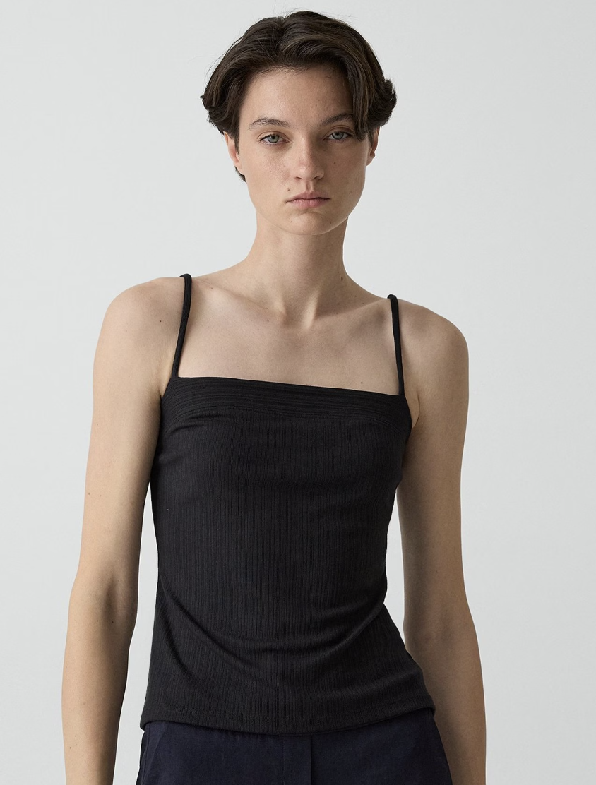 Theory, Camisole Tank Top in Stretch Rib