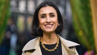 Anita Rani attends the special screening of "Polite Society" presented by Focus Features and Universal Pictures at The Curzon Mayfair on April 19, 2023