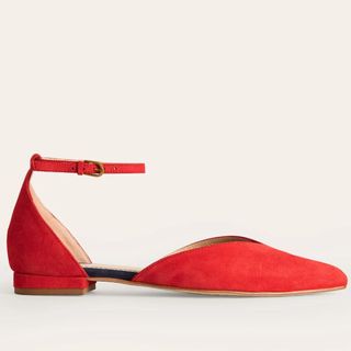 Boden Ankle Strap Ballet Flats