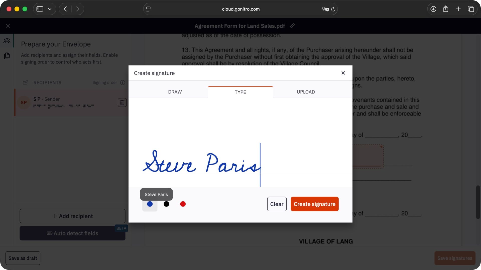Testing out Nitro PDF editor on a Mac