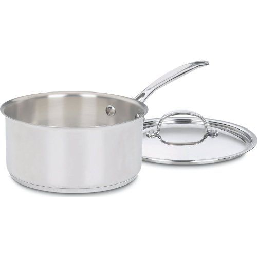 Stainless Steel Saucepan w/ Lid (3-Quart)