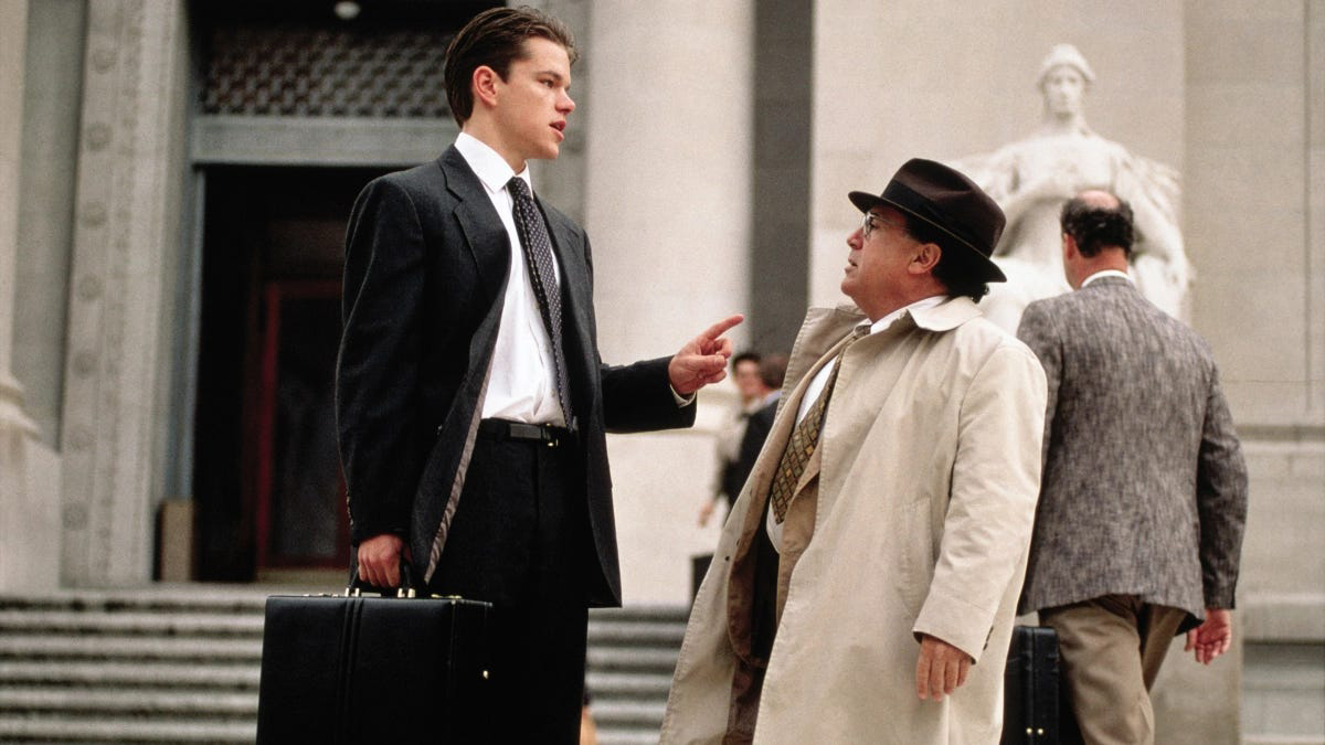 Matt Damon in The Rainmaker