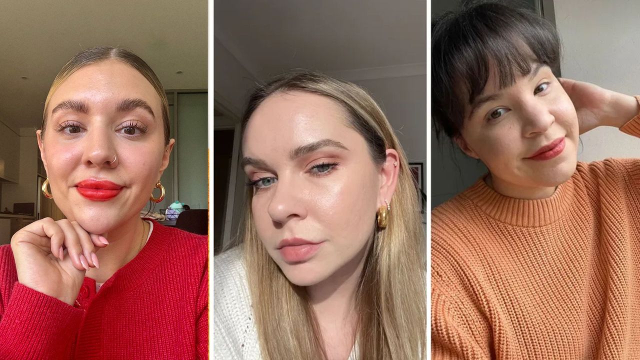 Rebecca, Valeza and Mica wearing some of the best foundations for pale skin