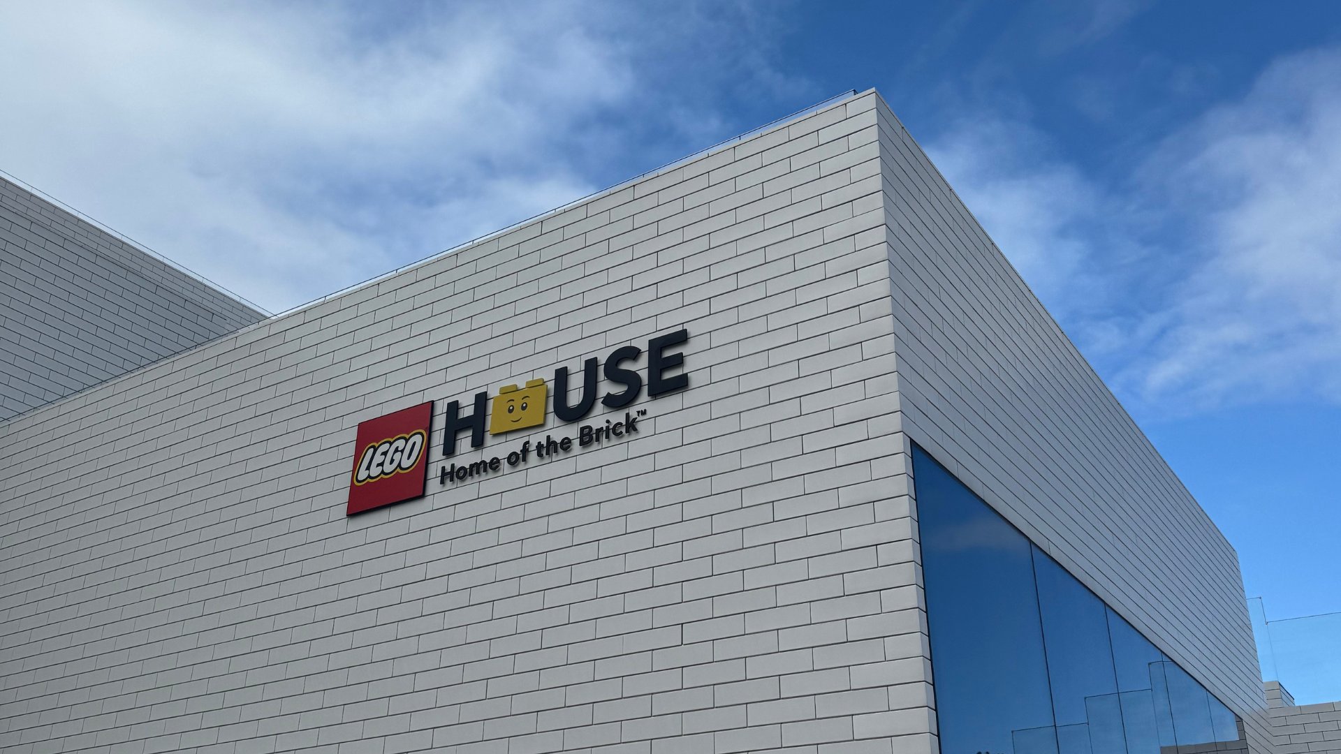 A shot of Lego House