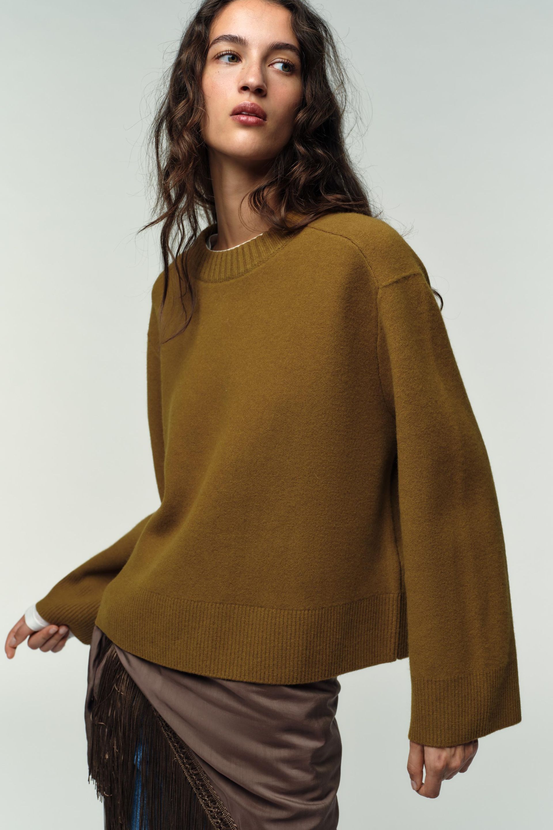 95% Wool Long Sleeve Jumper