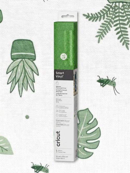 Smart Vinyl Shimmer Matless Permanent Vinyl (13 in X 36 In), Green