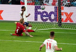 Simon Kjaer's own goal got England back level