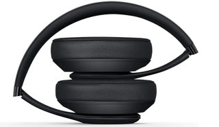 Beats Studio 3 Wireless headphones, black, folded-up