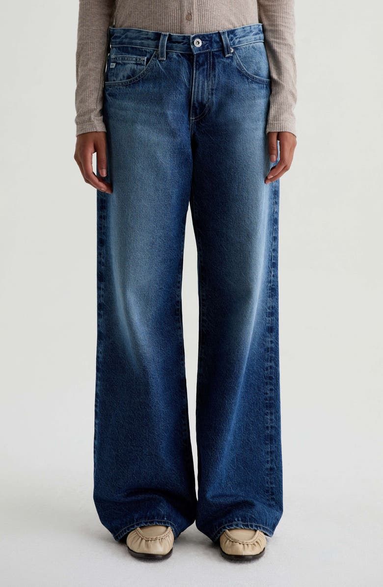 Adria Low Rise Wide Leg Jeans