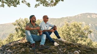 Chef Davide Nanni and Stanley Tucci in Tucci in Italy