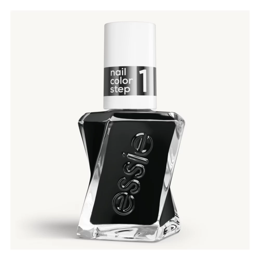 Gel by Essie Longwear Nail Polish, Jet Black Varnish, Like It Loud, No Uv, Up to 15 Day Wear