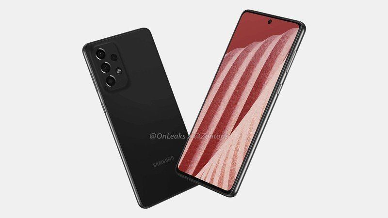 Samsung Galaxy A73 Cad Renders
