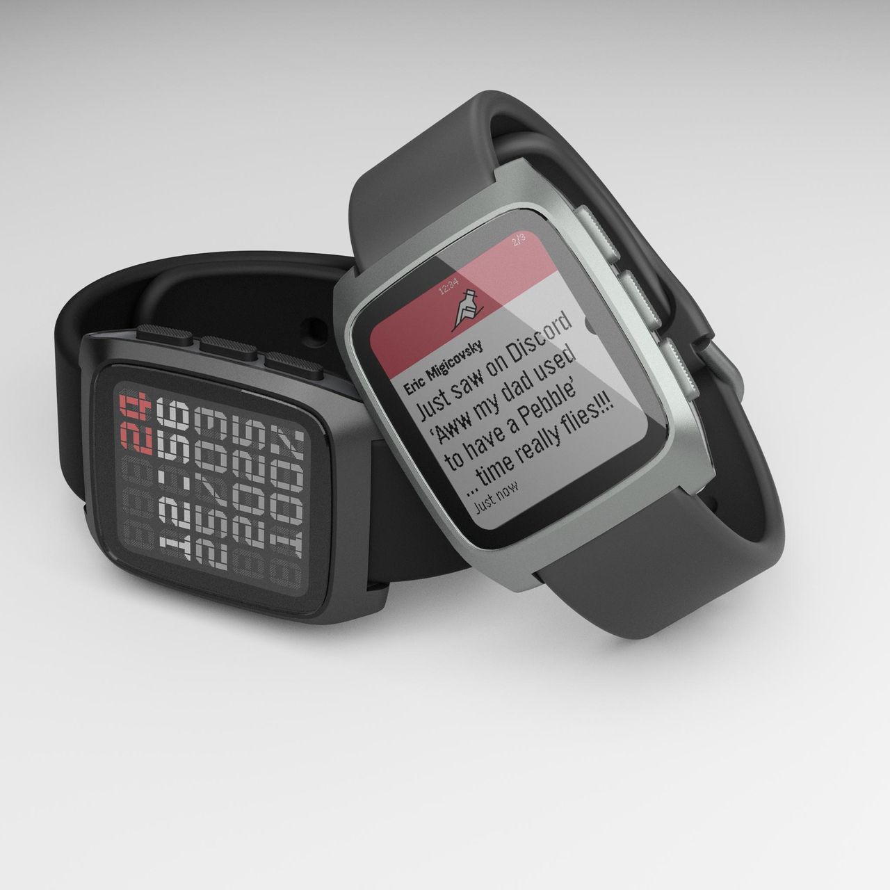 Pebble Time 2 in a variety of angles