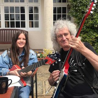 Brian May and Arielle