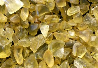 An ancient meteor impact melted sand into Libyan desert glass.
