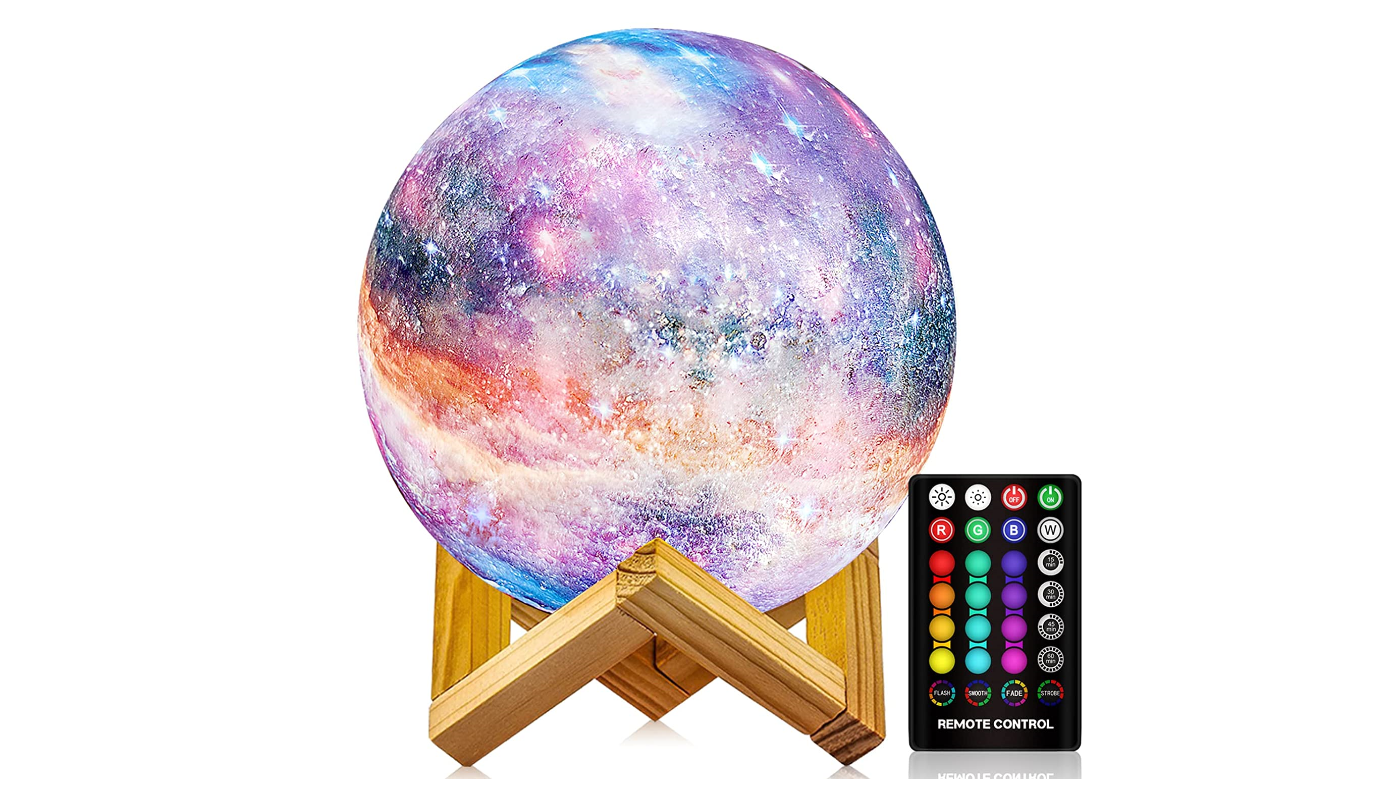 LOGROTATE 16 Colors Moon Lamp