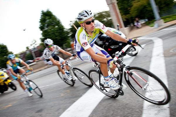 Moises Aldape Chavez (Team Type 1) taking another hard pull on the front of the break.