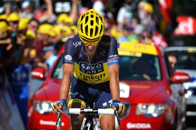 Contador finished with his head bowed