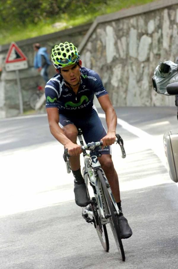 Andrey Amador (Movistar) on his way to the stage win