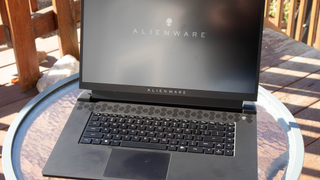The Alienware M17 R5 AMD screen measures 17.3 inches.
